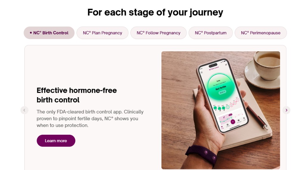 Natural Cycles birth control app