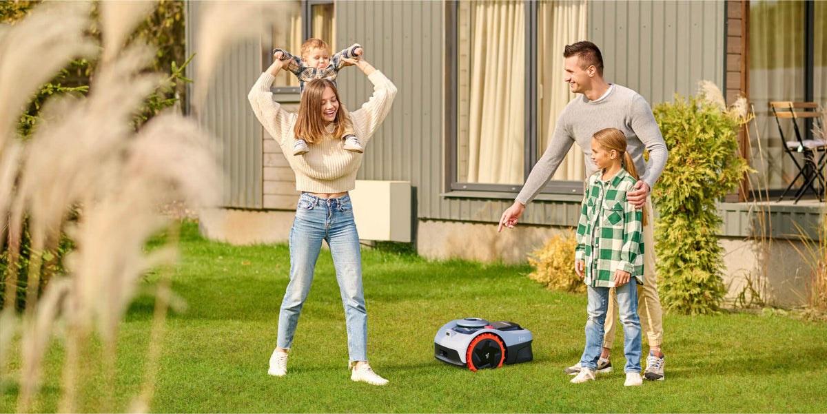 Navimow robot mower on any lawn