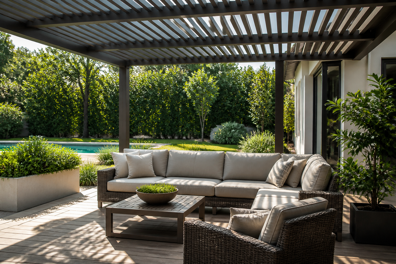 Purple Leaf pergola